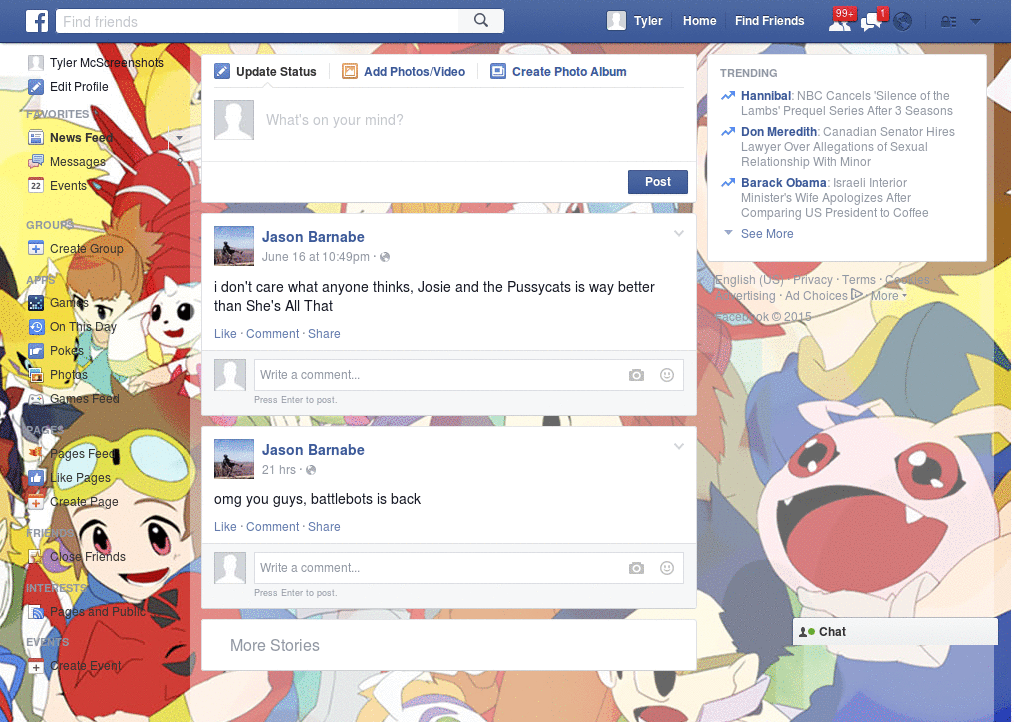 Facebook Digimon Anime
