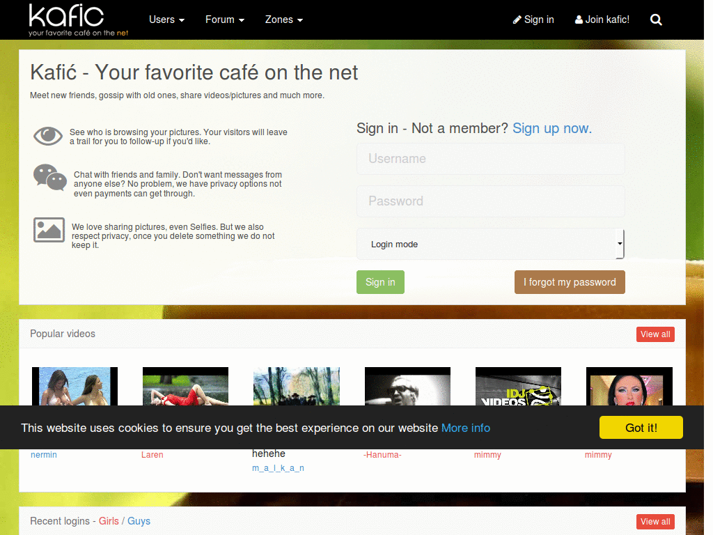 za sad ovo morete koristiti