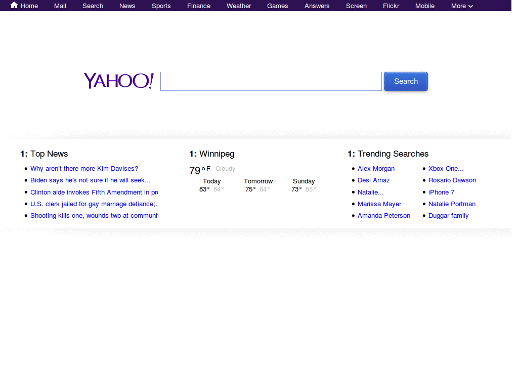 Yahoo Suchergebnis-Nummerierung (Result-Numbering)