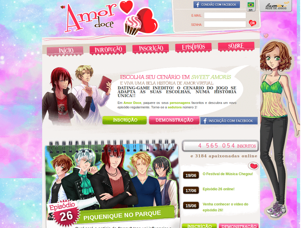 Theme Amor Doce - Pluxinha