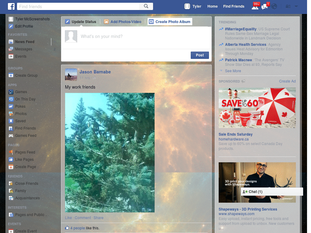 Wallpapers para Facebook - Galaxy - 21