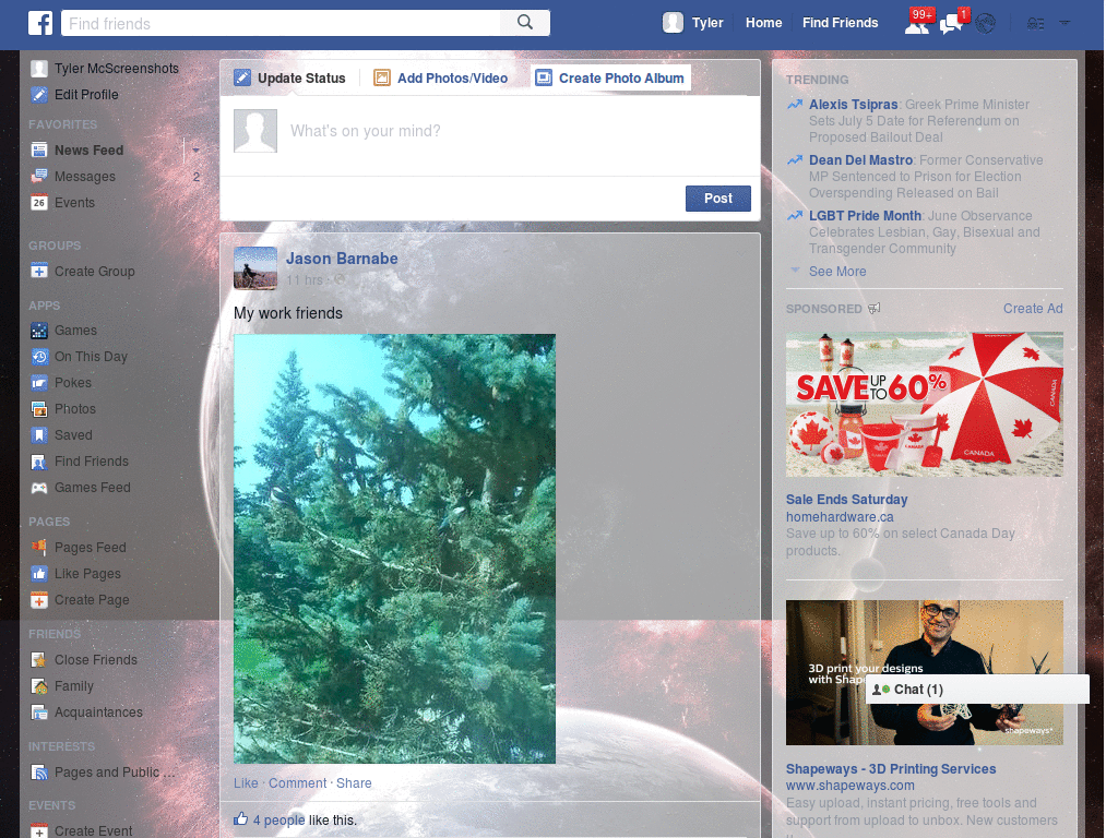 Wallpapers para Facebook - Space - 79