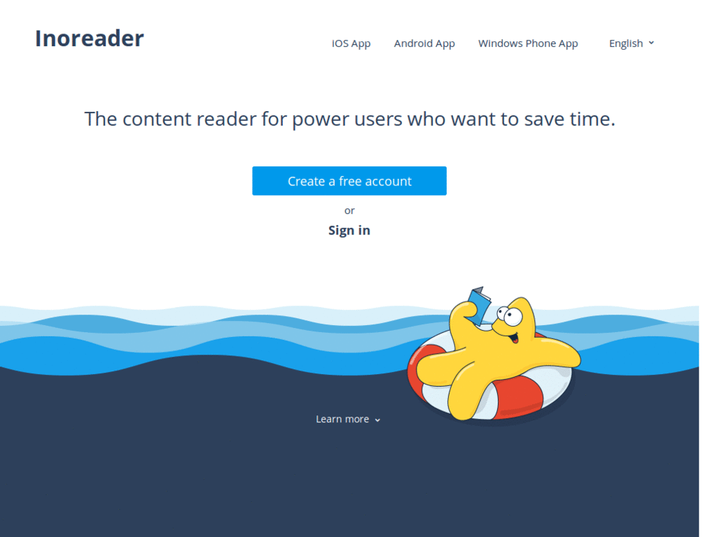 InoReader - Remove Unused Options