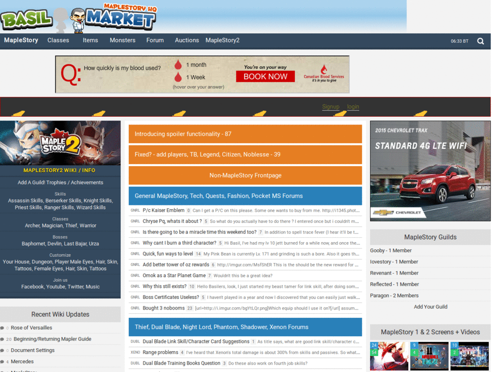 Red/Pink Basilmarket Theme