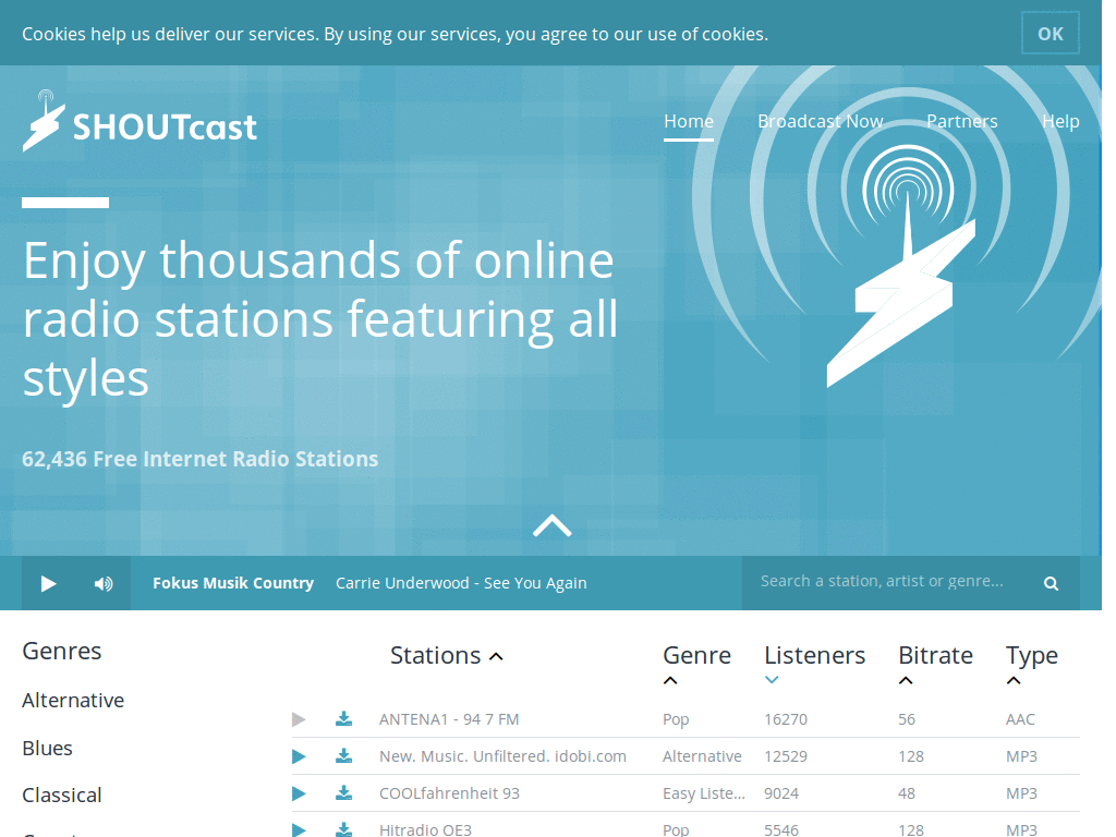 Shoutcast cleaner