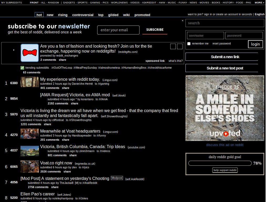Reddit Dark Mode