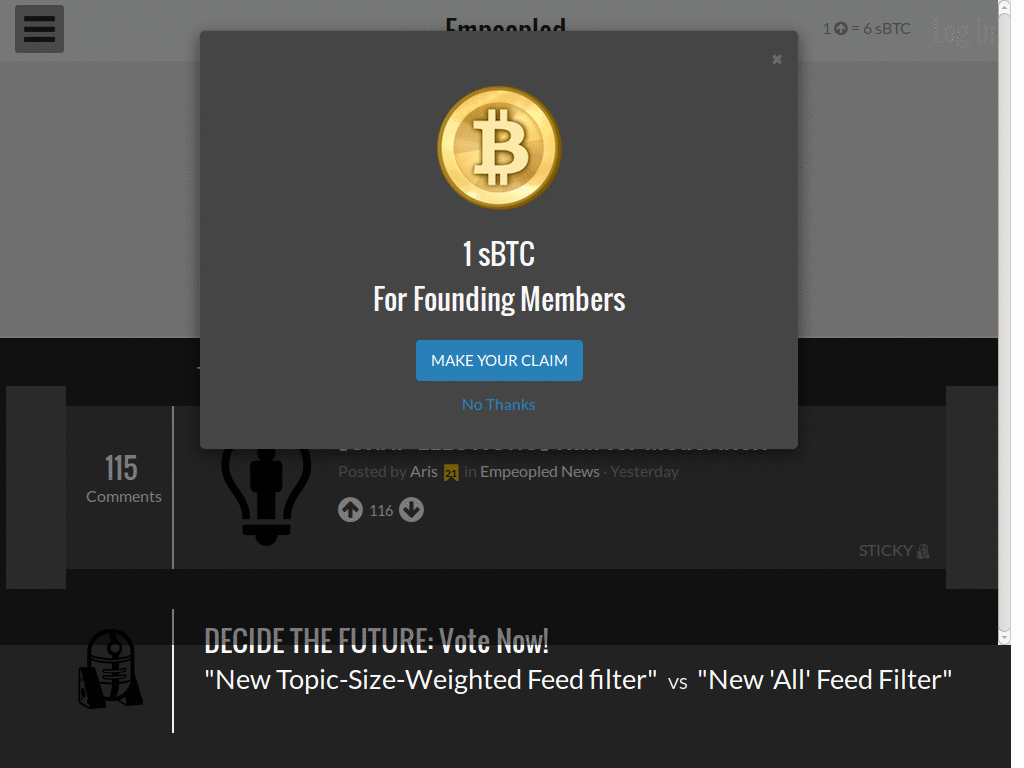 Empeopled Night Mode