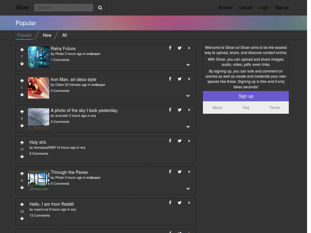 Slicer.io Dark Mode