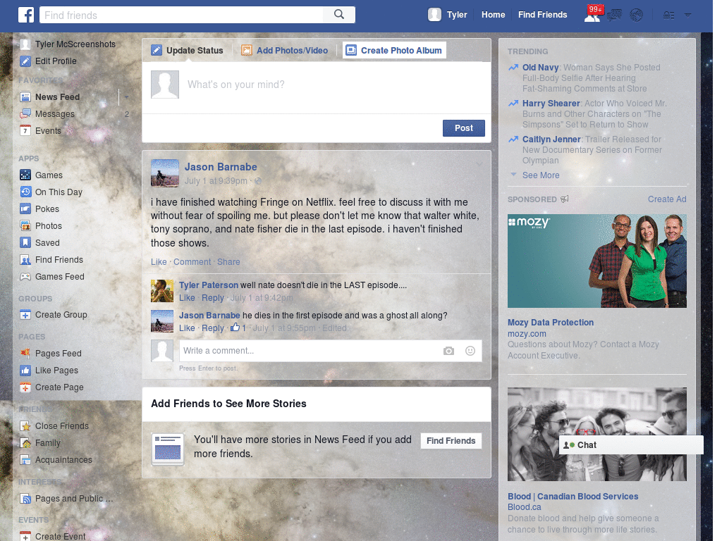 Wallpapers para Facebook - Space Seasson - 80