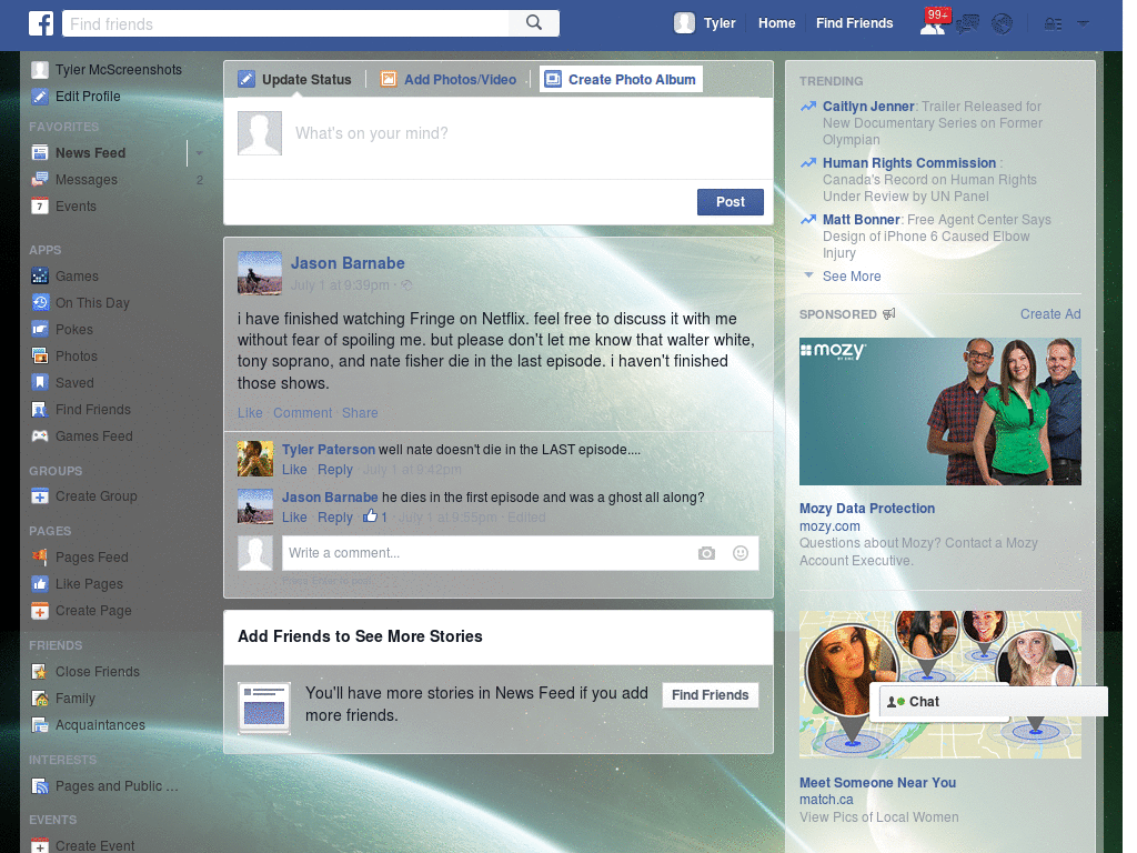 Wallpapers para Facebook - Space Seasson - 17