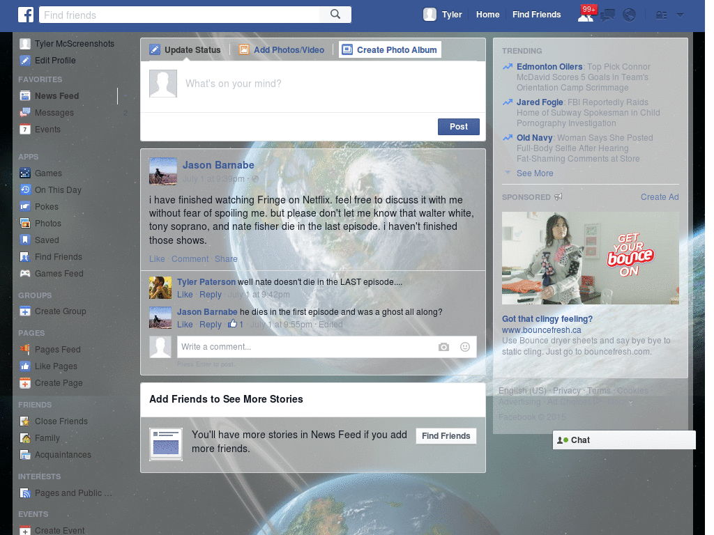 Wallpapers para Facebook - Space Seasson - 2