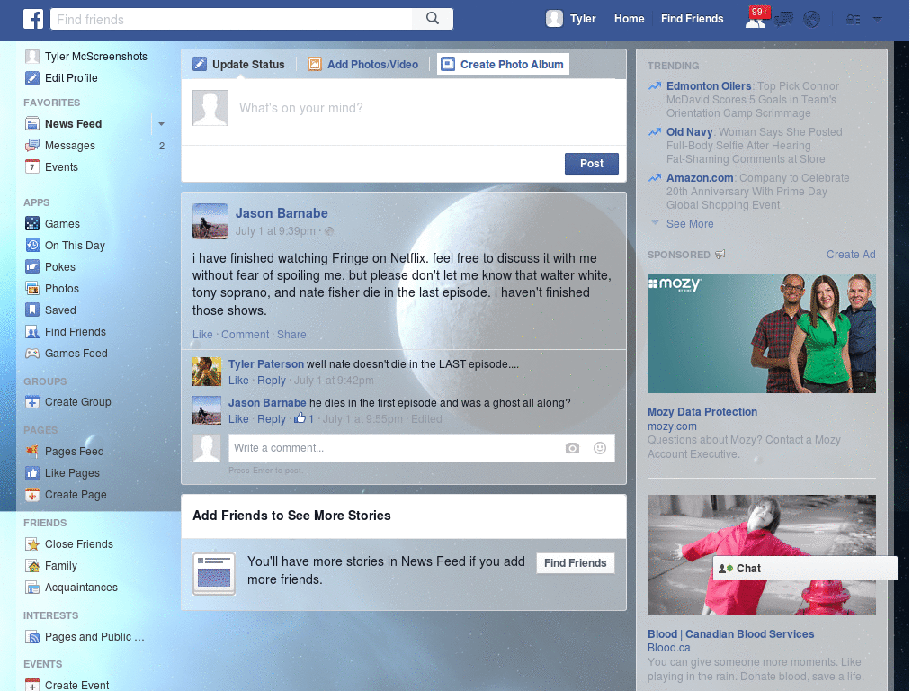 Wallpapers para Facebook - Space Seasson 14 - 28