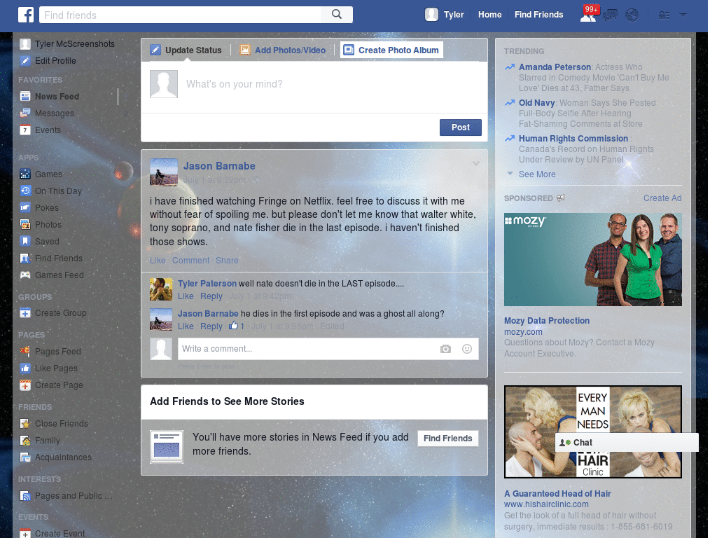 Wallpapers para Facebook - Space Seasson 17 - 51