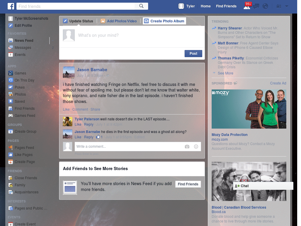 Wallpapers para Facebook - Space Seasson 18 - 93