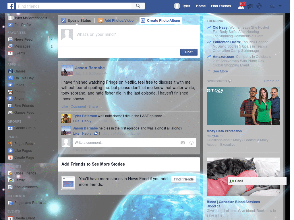 Wallpapers para Facebook - Space Seasson 32 - 45