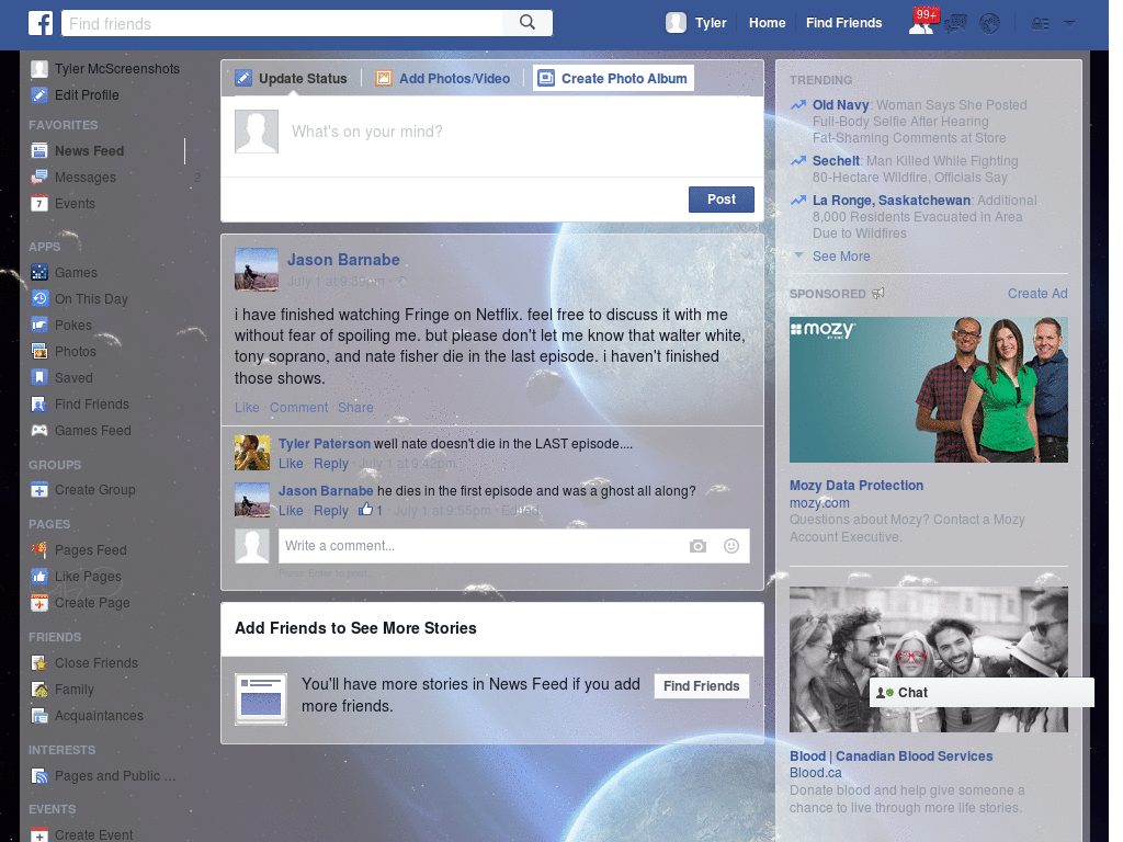 Wallpapers para Facebook - Space Seasson 39 - 9