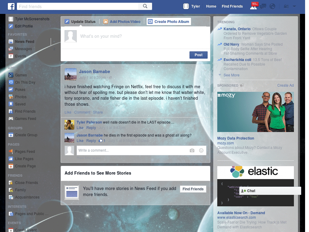 Wallpapers para Facebook - Space Seasson 46 - 96