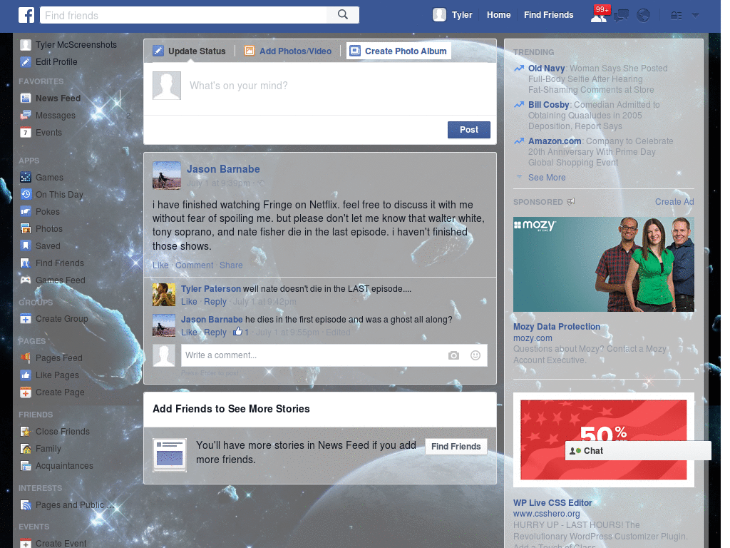 Wallpapers para Facebook - Space Seasson 55 - 63