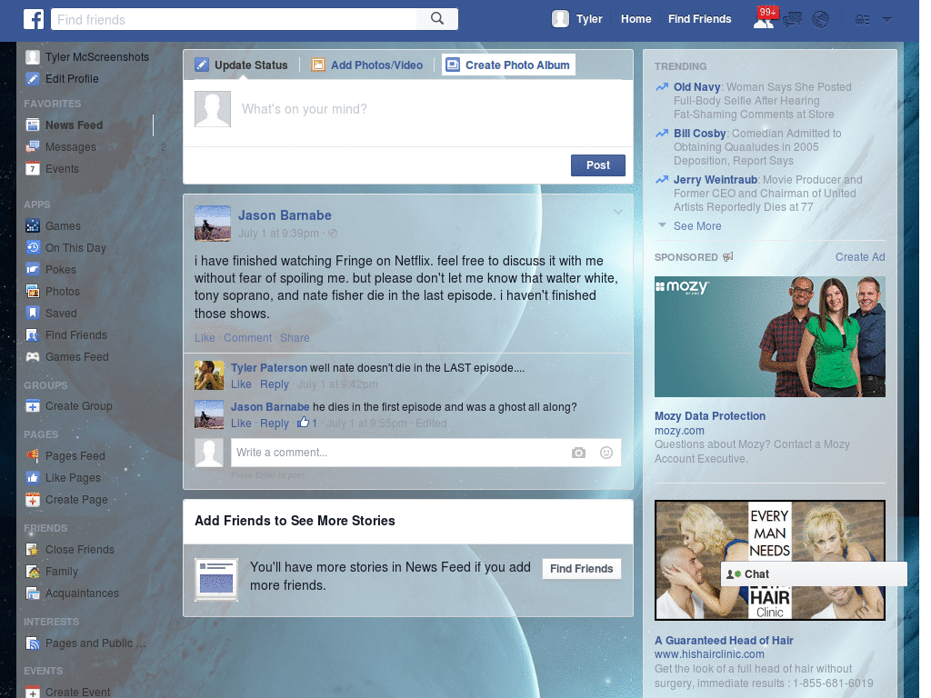 Wallpapers para Facebook - Space Seasson 58 - 87