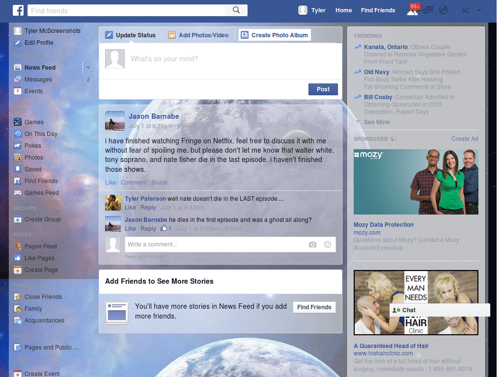 Wallpapers para Facebook - Space Seasson 61 - 81