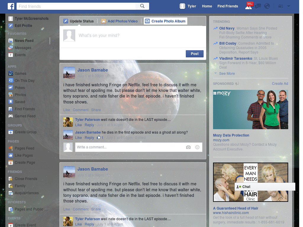 Wallpapers para Facebook - Space Seasson 63 - 50