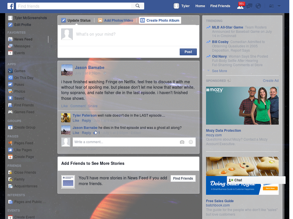 Wallpapers para Facebook - Space Seasson 74 - 89