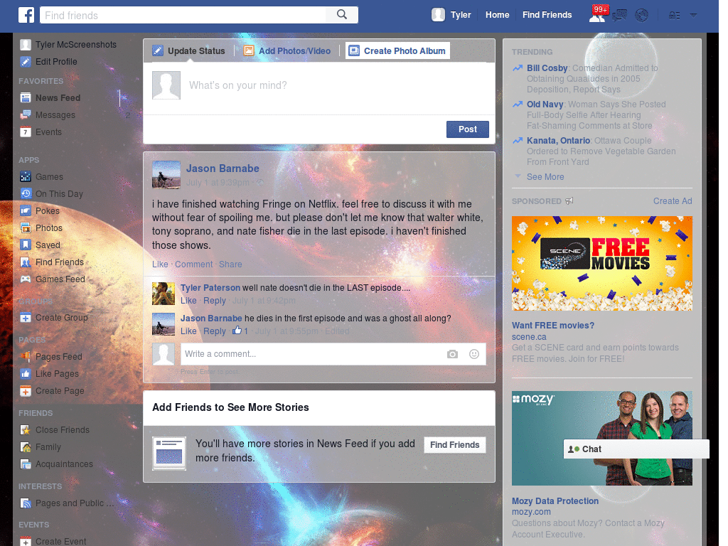 Wallpapers para Facebook - Space Seasson 82 - 50
