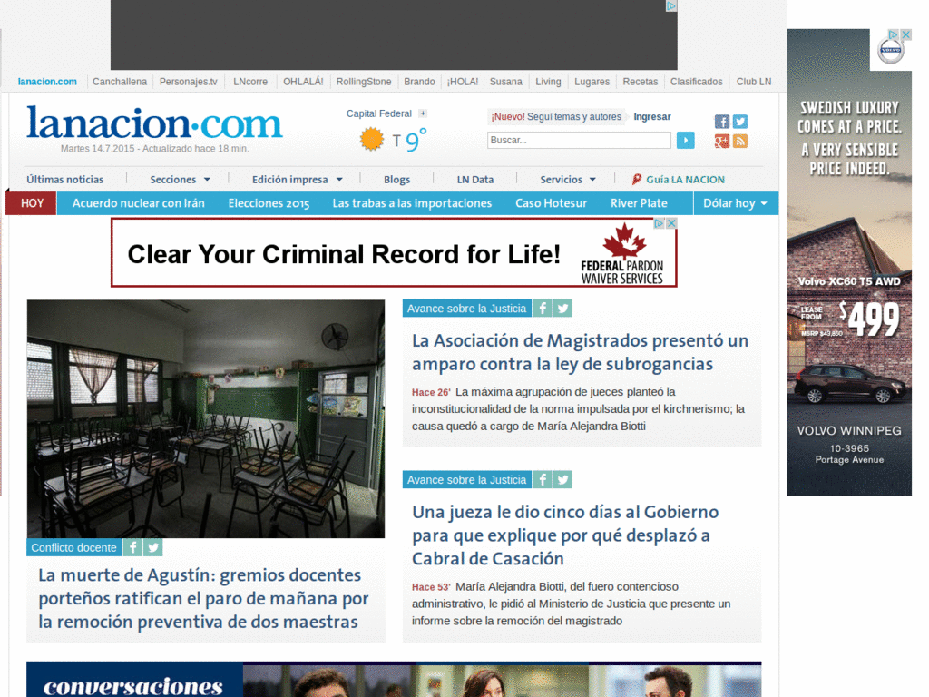 La Nacion Sin Publicidad ni comentarios