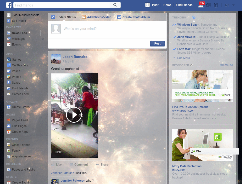 Wallpapers para Facebook - Universo - 29