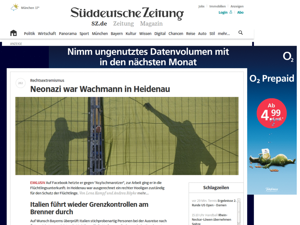 sueddeutsche.de - ohne Werbung