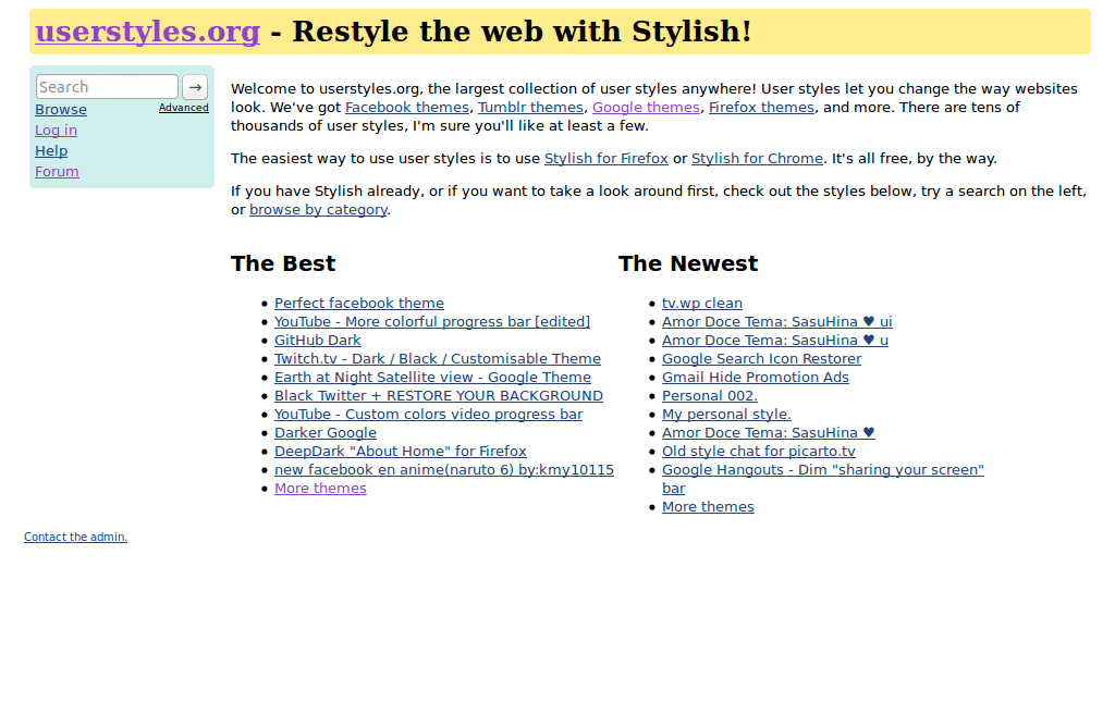 Userstyles.org remove ads