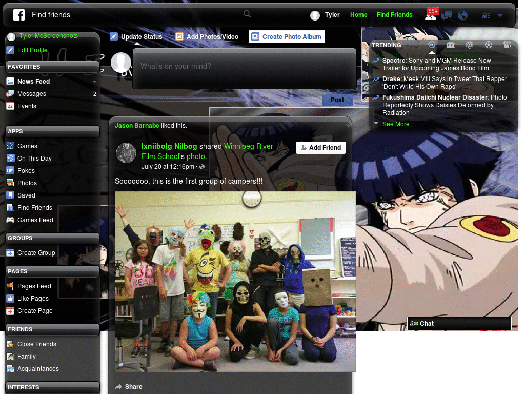 Naruto - Theme Facebook Hinata