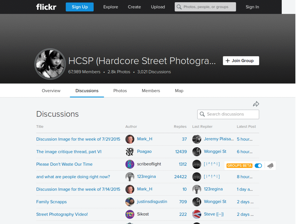 Hide the Flickr 'PRO' badges