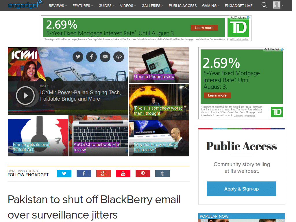 engadget.com - Readable articles