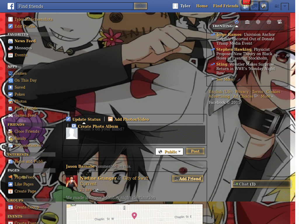 Portgas D. Ace - Theme Facebook