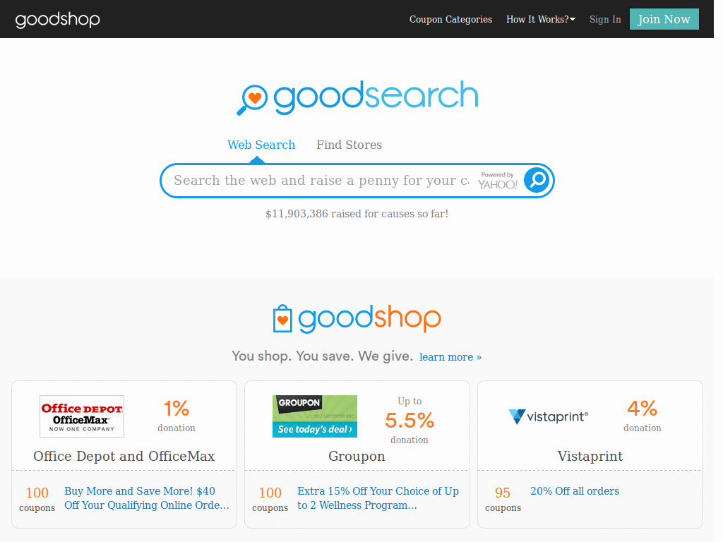 GoodSearch Cleanup