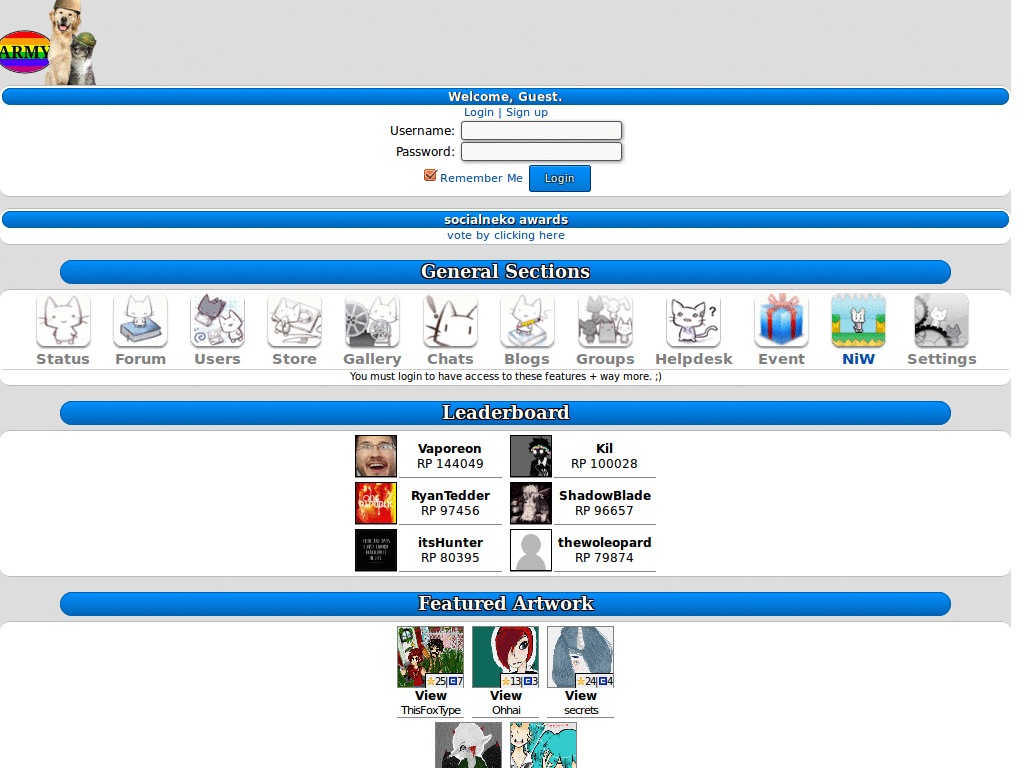 SocialNeko Fullscreen