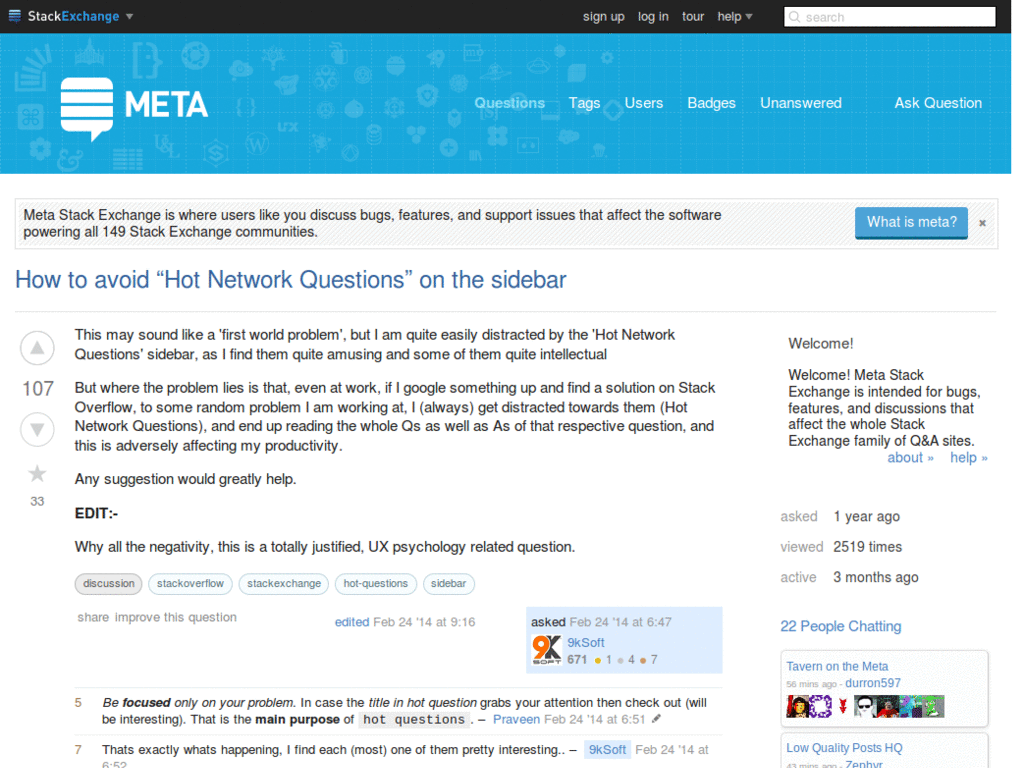 Hide Stack Exchange Related Questions