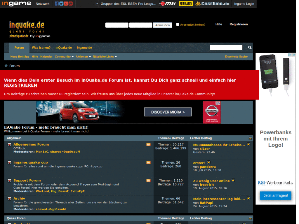 Readable fonts for quake.ingame.de/forum