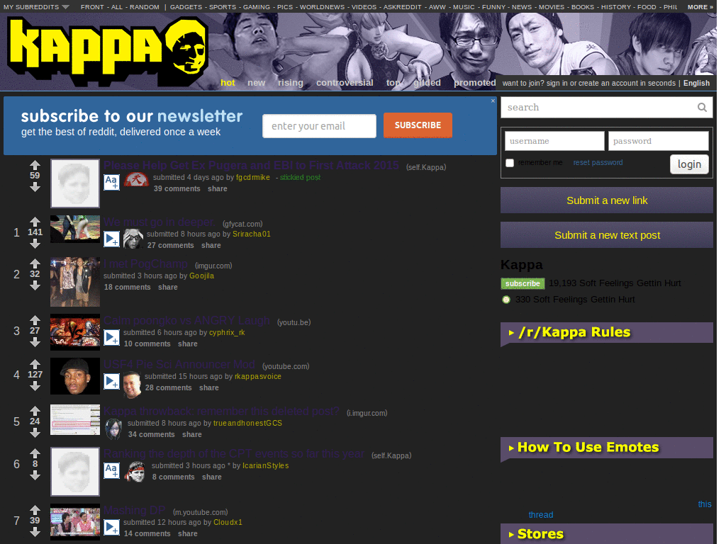 r/kappa Night Mode Fixes