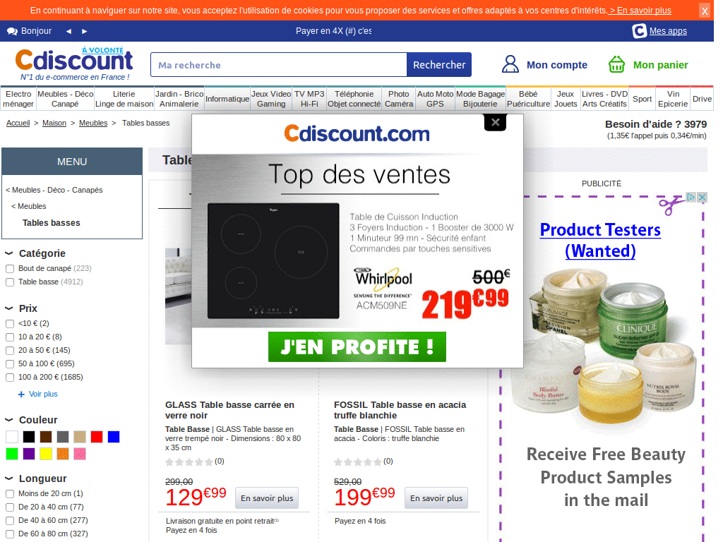 cdiscount sans fioritures