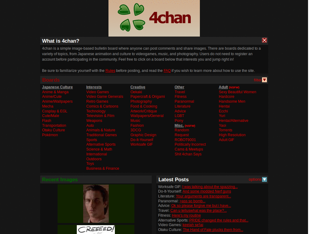 4Chan Dark Theme