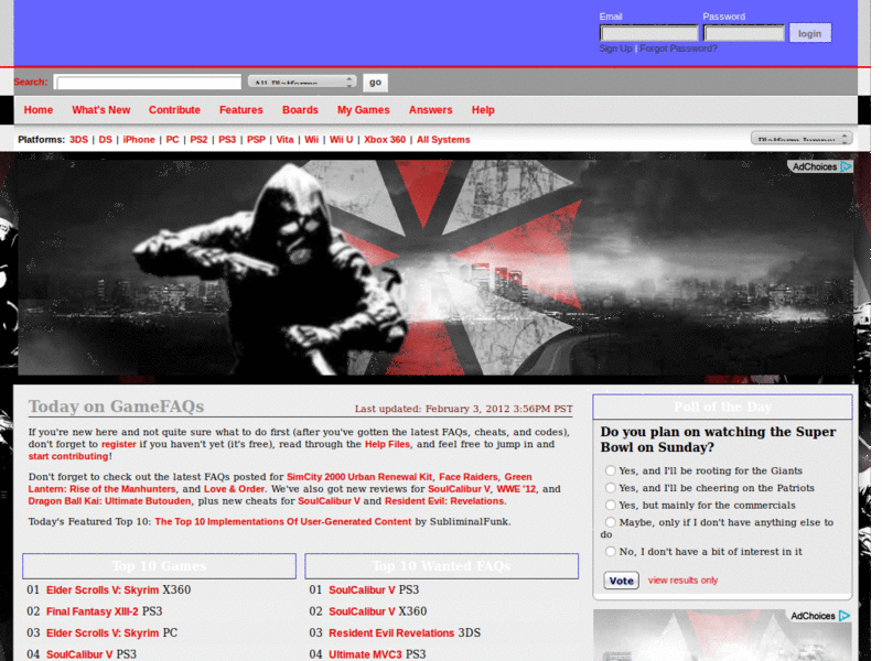 GameFAQs v10 - Super Action Pack FAQs (SAPFAQS)