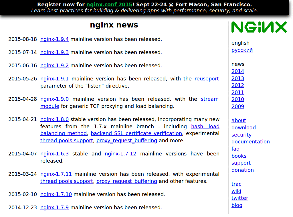 Nginx Documentation - Better font