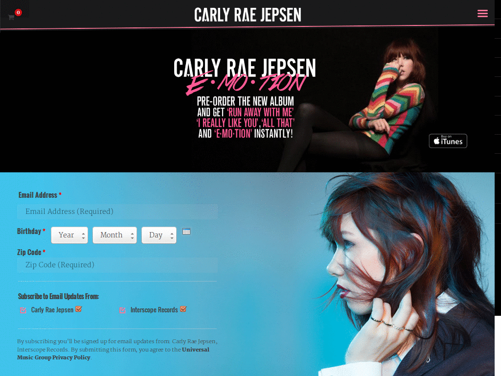 Carly Rae Background