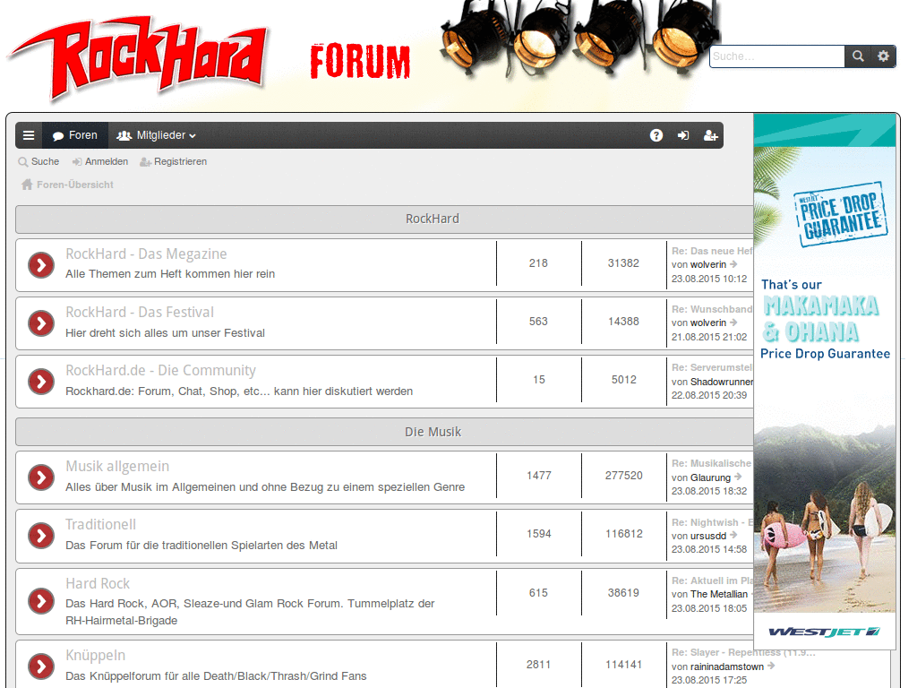 Augenfreundliches RockHard Forum