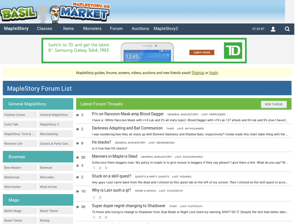 Basilmarket LITE Forums