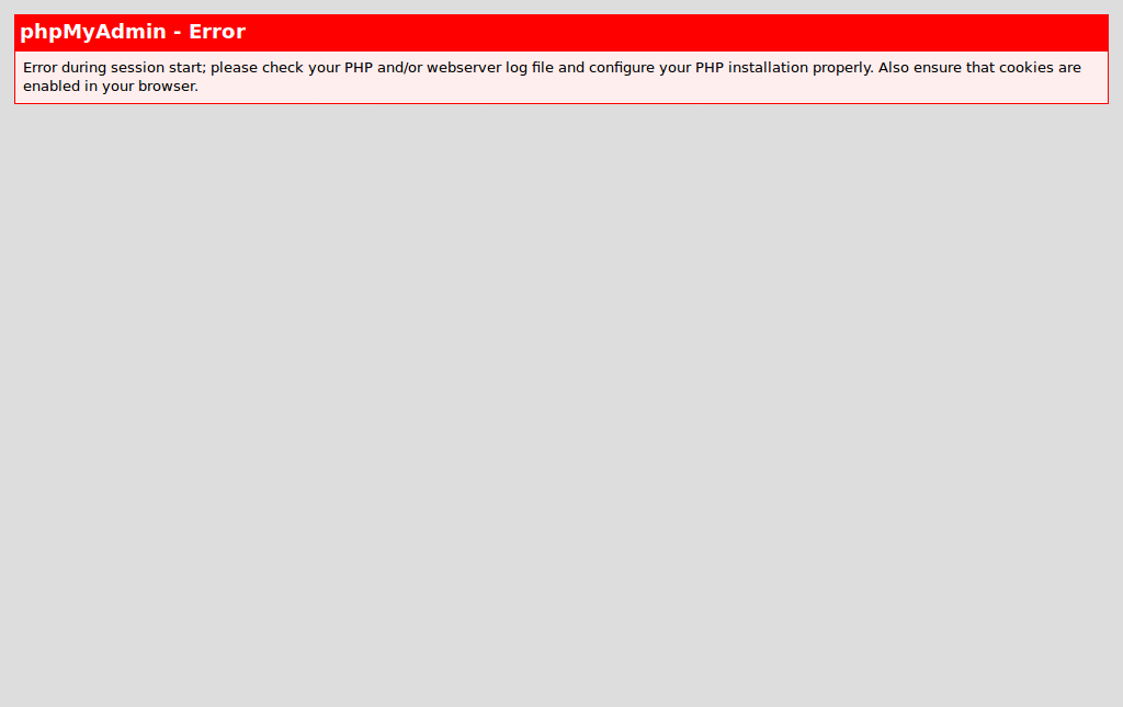 dark phpmyadmin