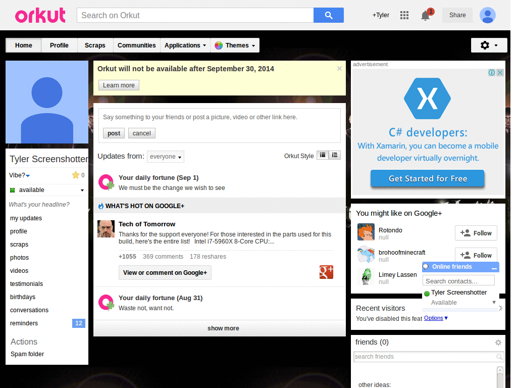 Orkut - Harry Potter ( by Templah.com )