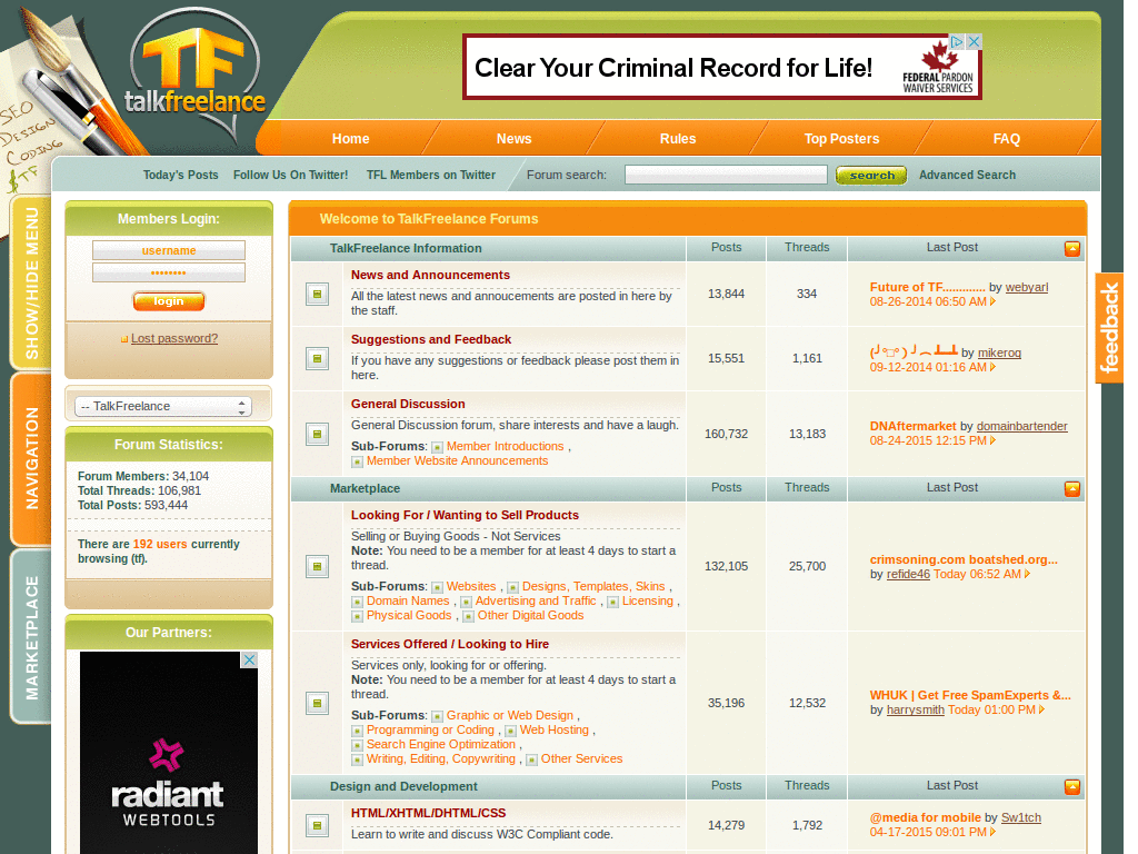 TalkFreelance Ad Banner Fluid
